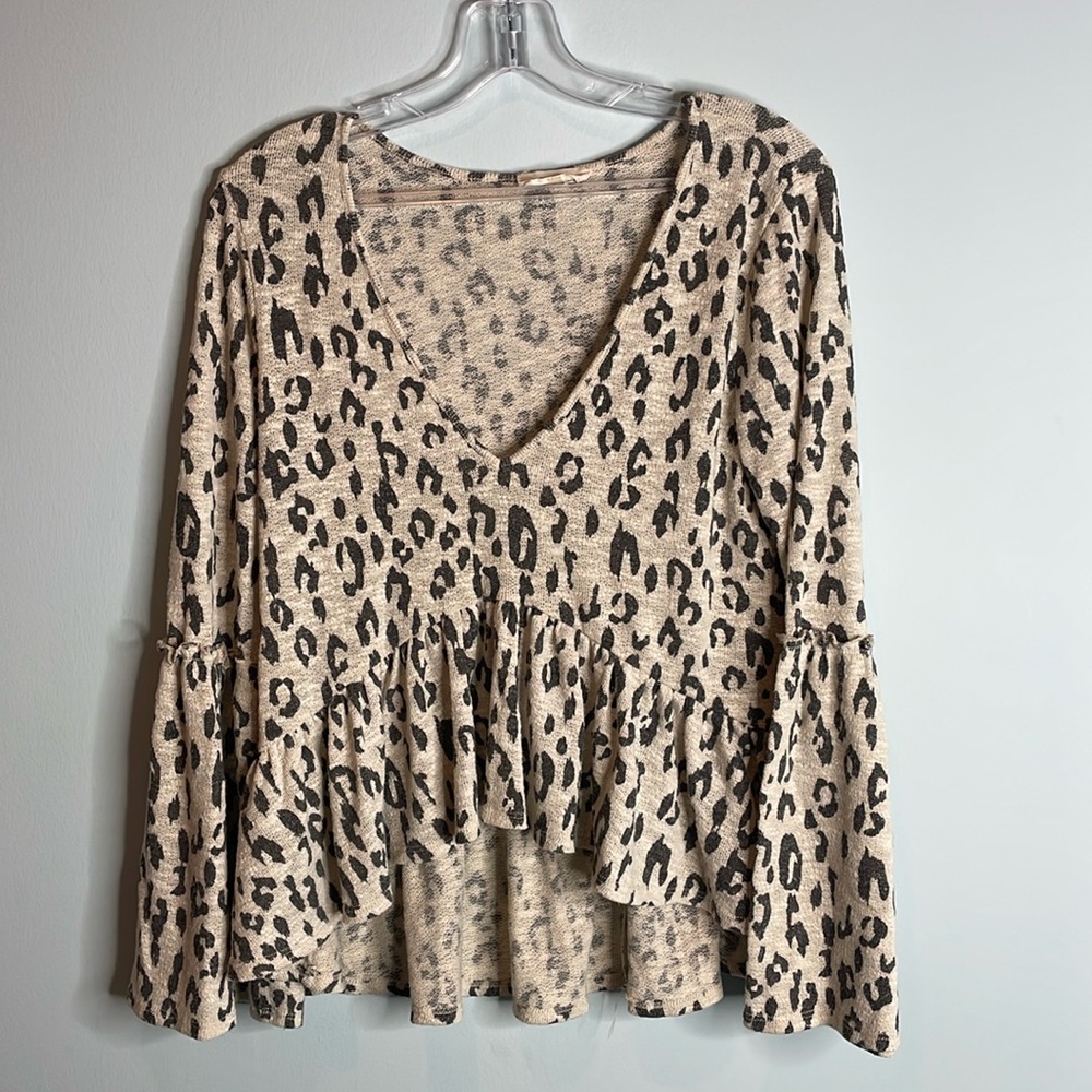 Altar’d State Oversized Braelyn Leopard Sweater